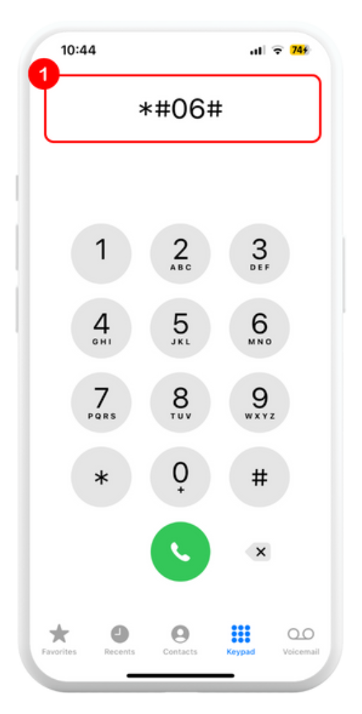 iPhone eSIM compatibility check step 1
